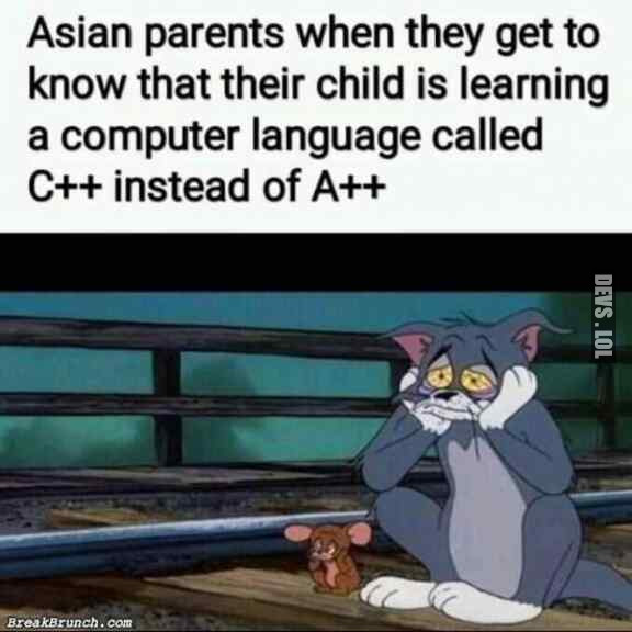 Asian parents be like