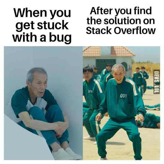 That feeling when you praise Stack Overflow