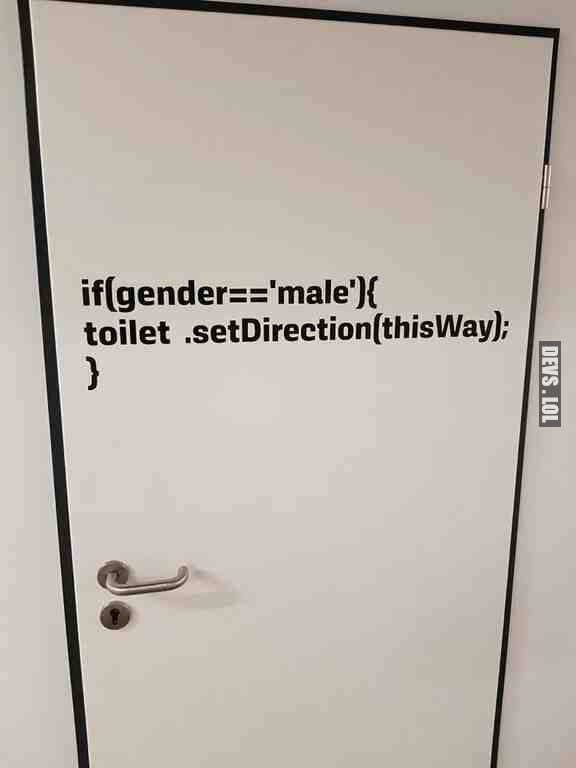 Programmers jokes at bathroom 